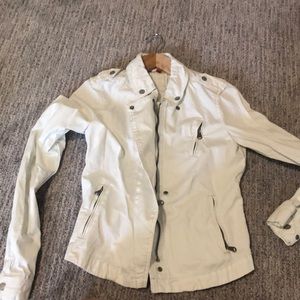 Off white cargo jacket